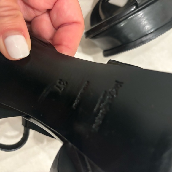 Yves Saint Laurent Black Heels - Picture 3 of 4